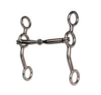Equisential by Professionals Choice - Equisential Performance Long Shank Bit - Smooth Snaffle
