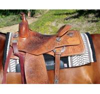 Western Saddle Pads - Work Pads - Professionals Choice - Professional's Choice Competitor Western Pad - Elan Pattern