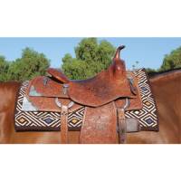 Western Saddle Pads - SMx Air Ride Pads - Comfort-Fit SMx Air Ride Western Pad - Canyon Pattern