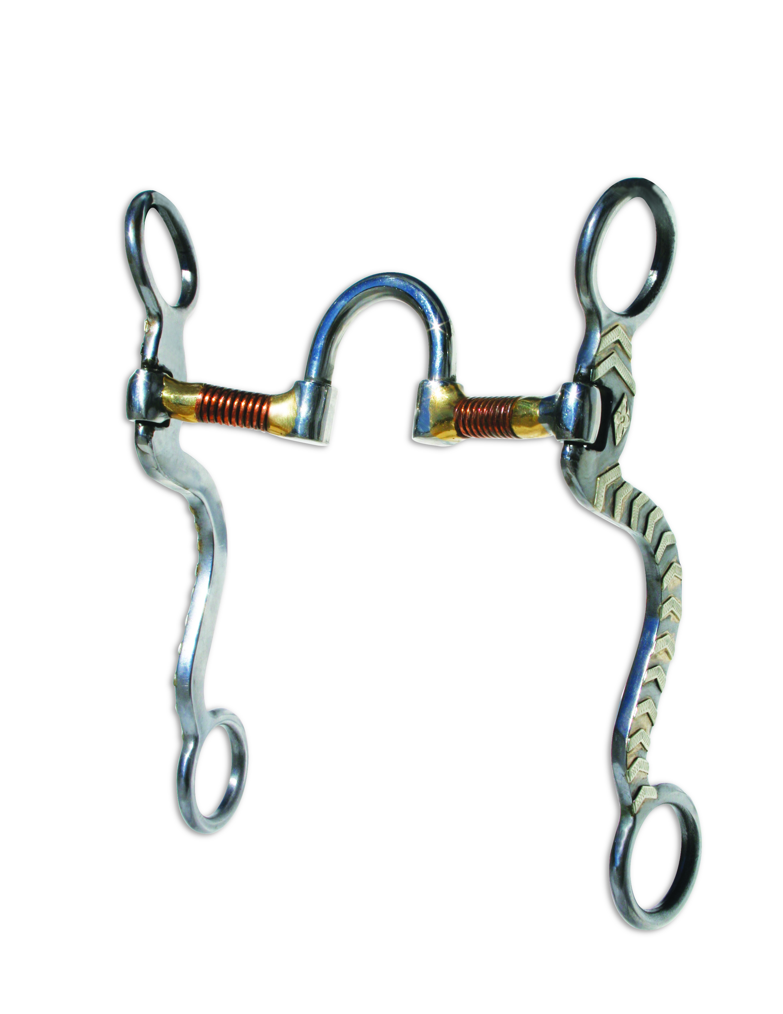 Professional Choice Loose Single Ring Joint Snaffle 5-1/2" Mouth Horse Bit 3526