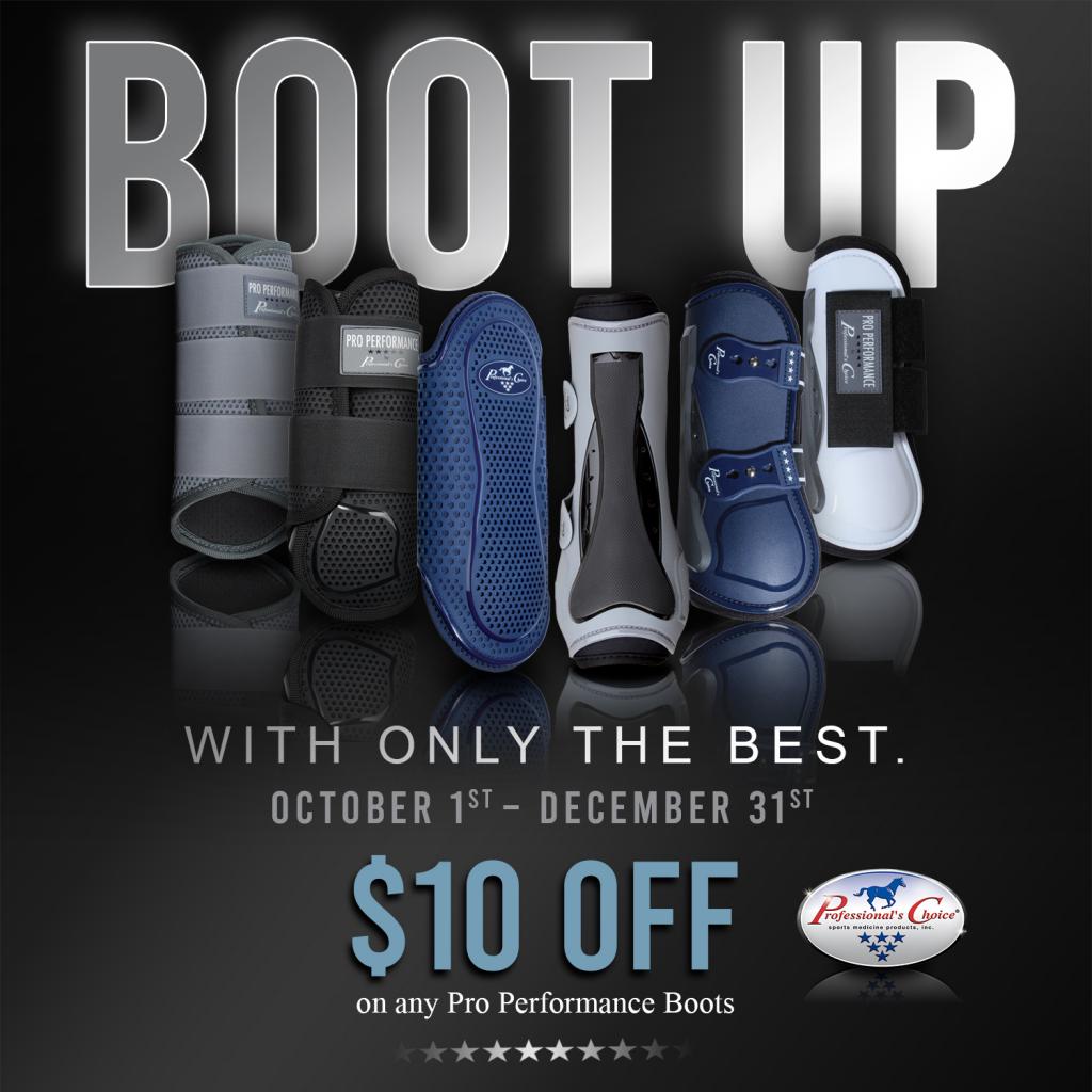 Boot up and Save on Pro Performance Boots