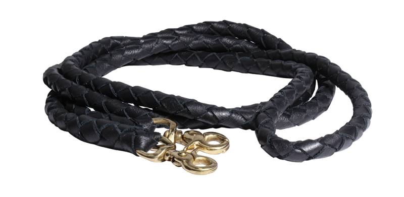 Details about   Schutz by Professional's Choice Braided Leather Roping Reins 