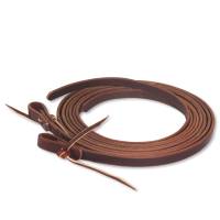 Burgundy Latigo Split Reins with Waterloops