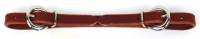 Burgundy Latigo Curb Strap