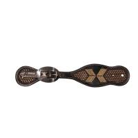 Professionals Choice - Chocolate Arrowhead Spur Straps