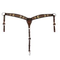 Professionals Choice - Chocolate Arrowhead Breast Collar