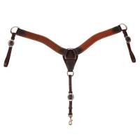 Professionals Choice - Hand Stamped Contoured Breast Collar - Oiled Basket Weave