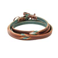 Professionals Choice - Twist Emerald Burgundy Roping Rein