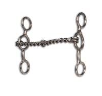 Equisential by Professionals Choice - Short Shank Bit - Twisted Wire Snaffle