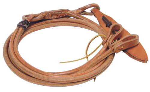 Harness Leather Romal Reins with Waterloops