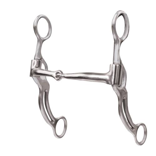 Professionals Choice - PC 7" Swept Back Double Bar - Skinny Snaffle