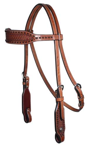 Professionals Choice - Cross Stitch Browband Headstall