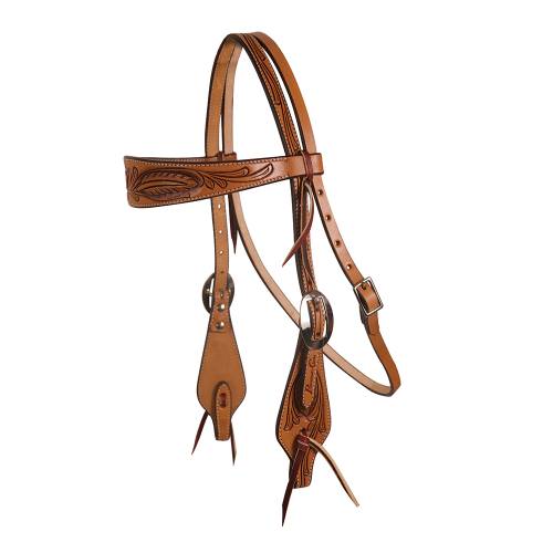 Feather Browband Headstall