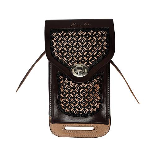 Leather Cell Phone Case - Chocolate Confection