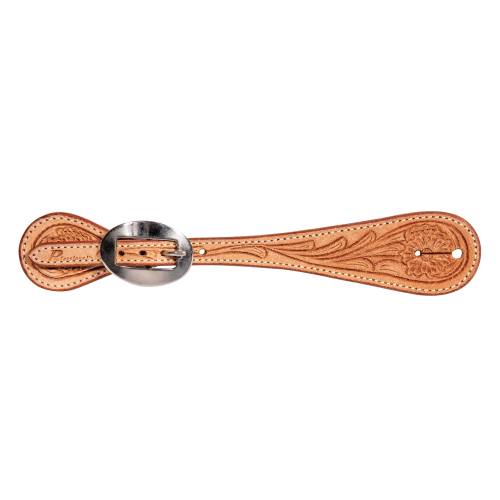 Professionals Choice - Floral Rough-Out Guthrie Spur Strap