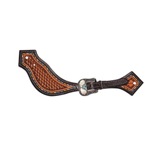 Professionals Choice - Line Feather Buckle Spur Strap