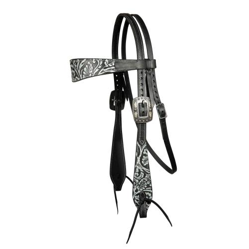 Browband Swell Cheek  Paisley Headstall