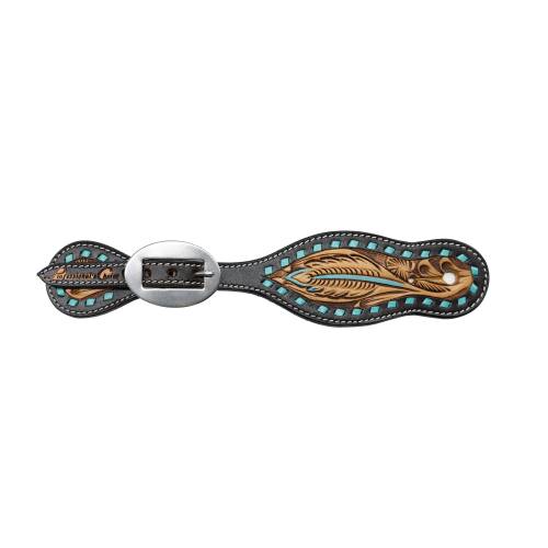 Women's Turquoise Feather Spur Strap