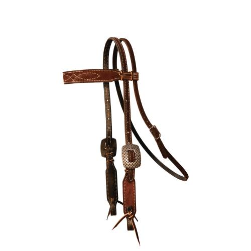 Chocolate Roughout Gunslinger ⅝” Browband Headstall