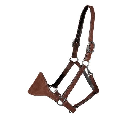 Chocolate Roughout Bronc Halter