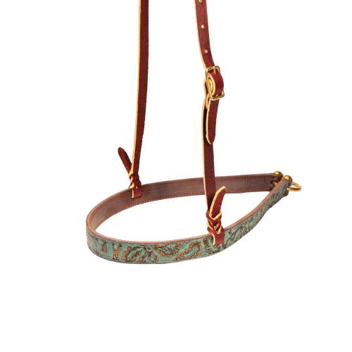 Professionals Choice - Double Ply Copper Emerald Noseband
