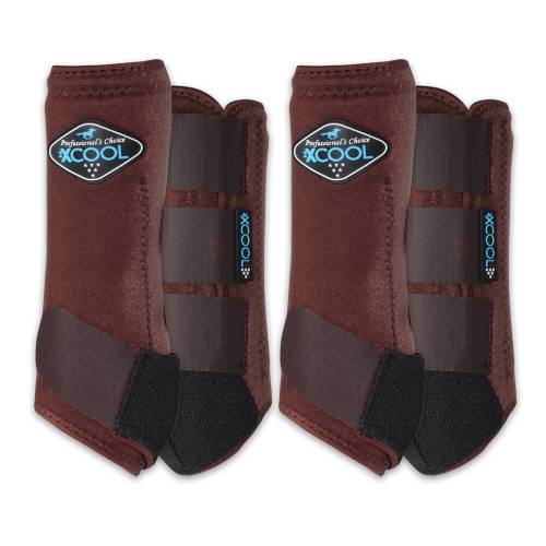 Professional's Choice Lot de 4 bottes de médecine de sport pour cheval | Design protecteur et respirant pour un confort et une durabilité ultimes chez les chevaux actifs | Petit guépard