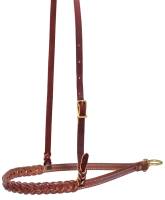 Leather - Cavesons & Nosebands - Professionals Choice - Ranch Blood Knot Noseband