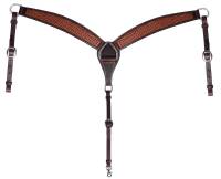 Leather - Breast Collars - Professionals Choice - Block Basket Collection - Breastcollar