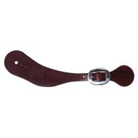 Professional's Choice Schutz Collection - Spur Straps - Men's Harness Leather Spur Straps - Nickel Plated Buckles