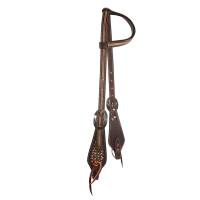 Headstalls - Single Ear Headstalls - Professionals Choice - Single Ear Chocolate Confection Headstall