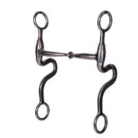Equisential Bits - Swept Back Seven Shank - Smooth Snaffle