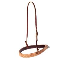 Floral Rough-Out Noseband