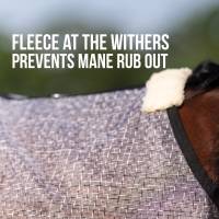 Fleece at withers.