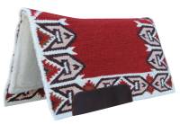 Ocotillo Saddle Pad - Cardinal Size: 33" x 38"