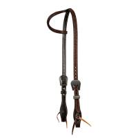 Chocolate Roughout One-Ear Headstall