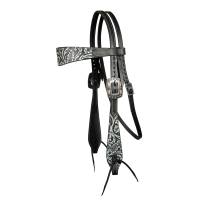 Browband Swell Cheek  Paisley Headstall 