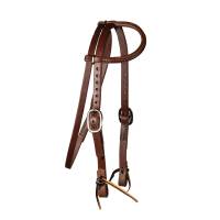 Ranch Heavy Oiled 5/8” Pony One-Ear Headstall and Throatlatch