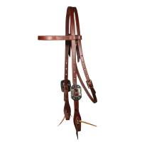 Ranch Heavy Oiled ⅝” Browband Headstalls