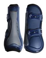 Pro Performance Open Front Boots with TPU Fasteners - Navy