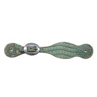 Women's Turquoise Gator Spur Strap