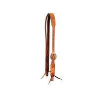 Tapered Natural Roughout Gunslinger Slit-Ear Headstall