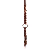 Burgundy Bleeding Heart Ring Roping Rein - Image 2