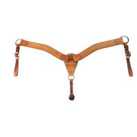 Light Oil Roughout Gunslinger  2" Contoured Breast Collar