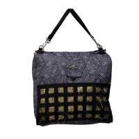 Black Paisley Slow Feed Hay Bag