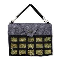 Paisley Black Medium Feed Hay Bag