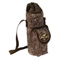 Paisley Black Waterbottle Pouch