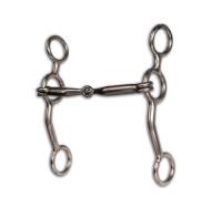Equisential by Professionals Choice - Long Shank Bit - Smooth Snaffle